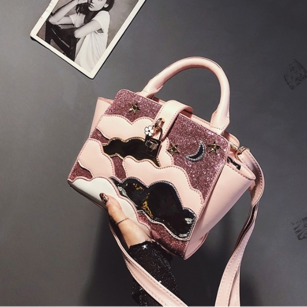 NEW CATANIA Leather Shoulder Crossbody Purse Bag - Picture 6 of 8